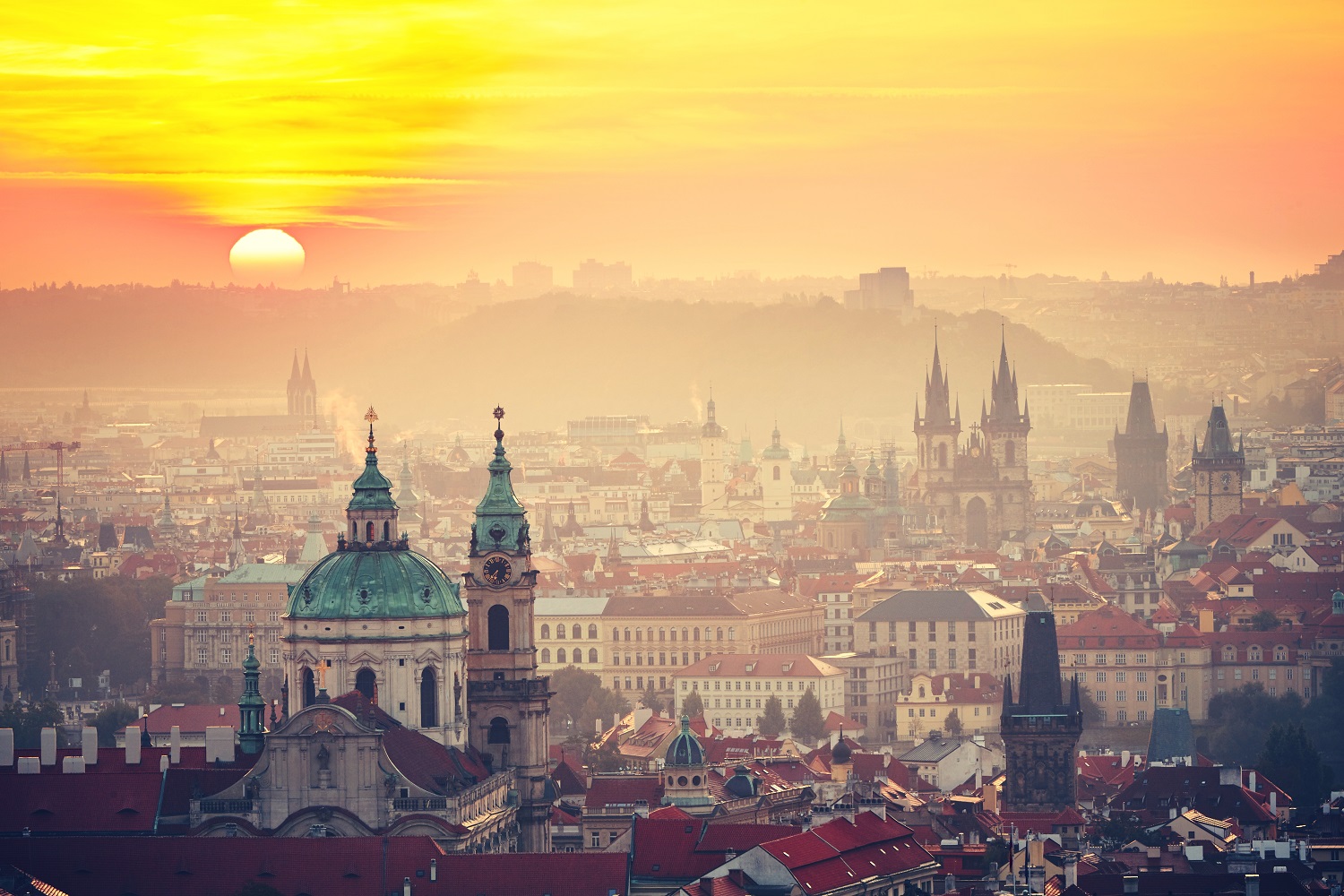 Prague at Sunrise small